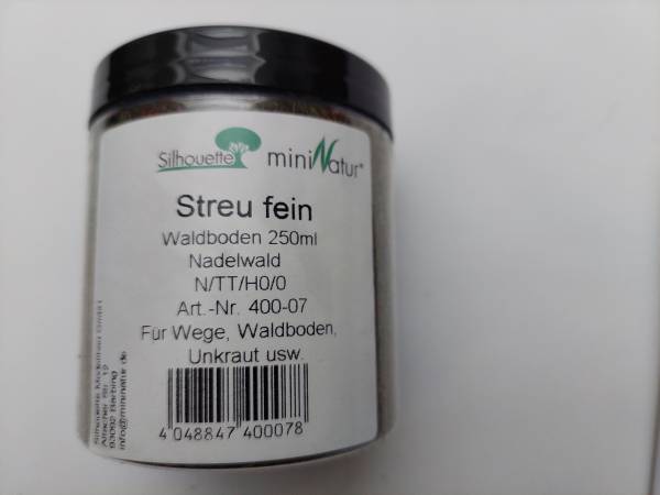 Streu Waldboden, Nadelwald